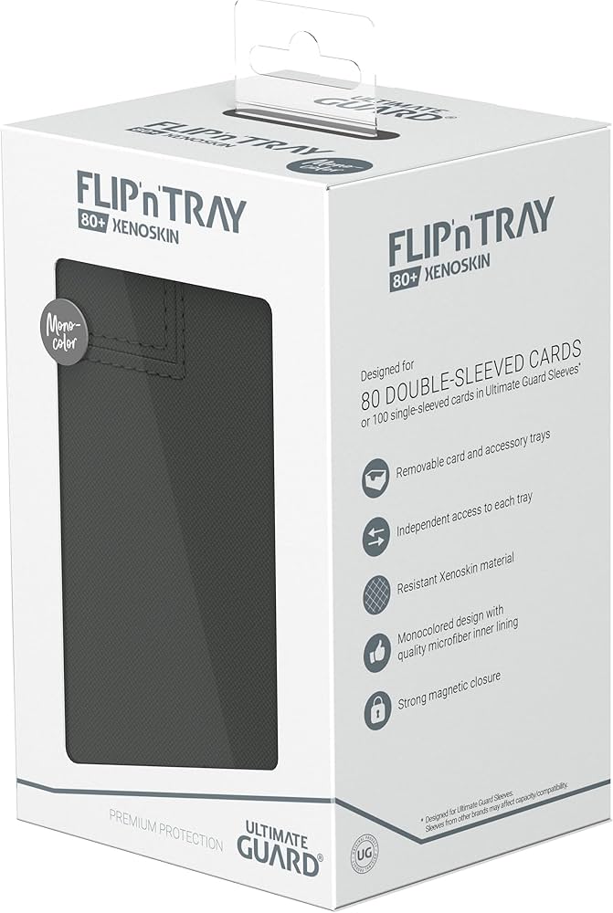 Ultimate Guard: Flip n' Tray 80+ - Grey