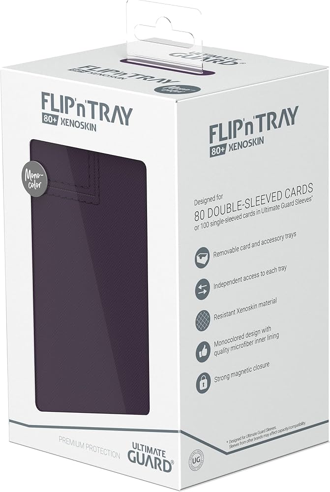 Ultimate Guard: Flip n' Tray 80+ - Purple
