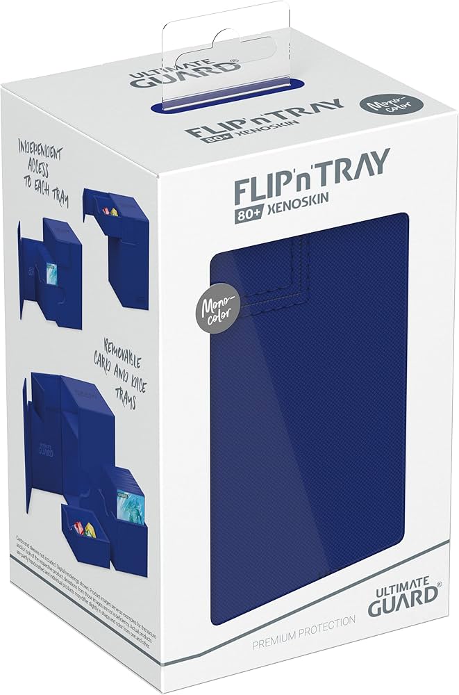 Ultimate Guard: Flip n' Tray 80+ - Blue