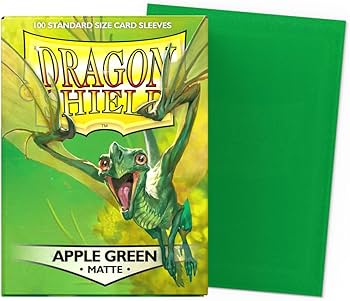 Dragon Shield: Matte Standard Size Sleeves - Apple Green