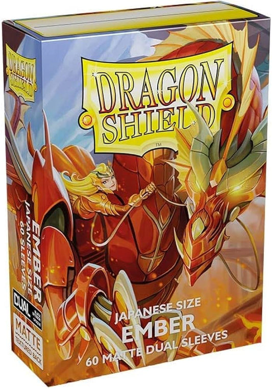 Dragon Shield: Dual Matte Japanese Sleeves - Ember