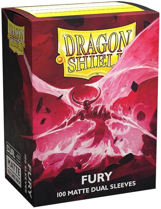 Dragon Shield: Dual Matte Standard Size Sleeves - Fury