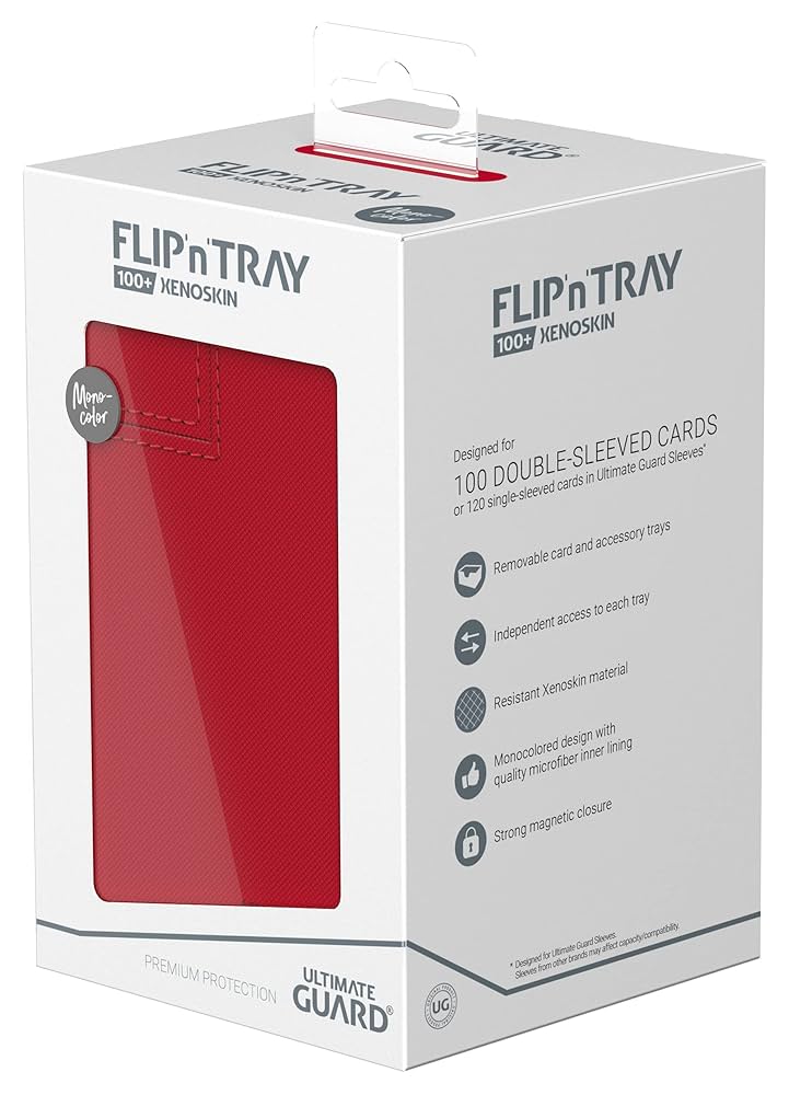 Ultimate Guard: Flip n' Tray 100+ - Red