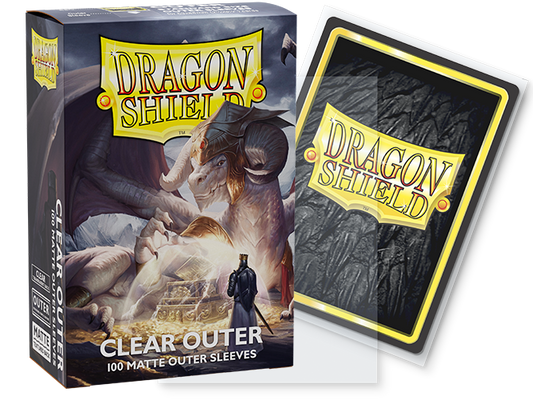 Dragon Shield: Matte Standard Outer Sleeves - Clear