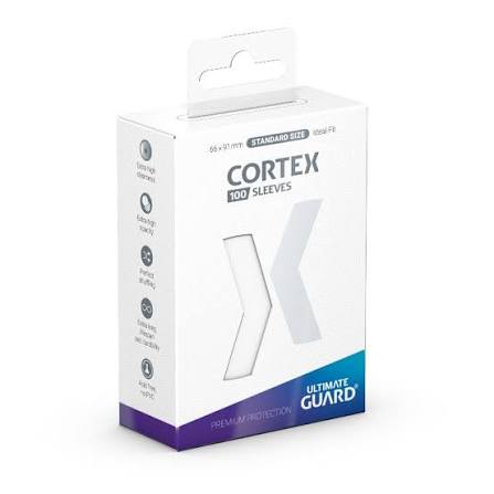 Cortex: Matte Standard Size Sleeves - White
