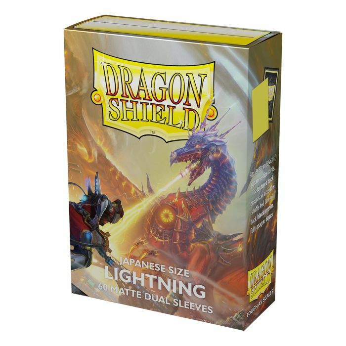 Dragon Shield: Dual Matte Japanese Sleeves - Lightning