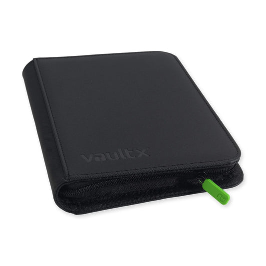 Vault X: Zip Binder 4-Pocket Sideloading - Black