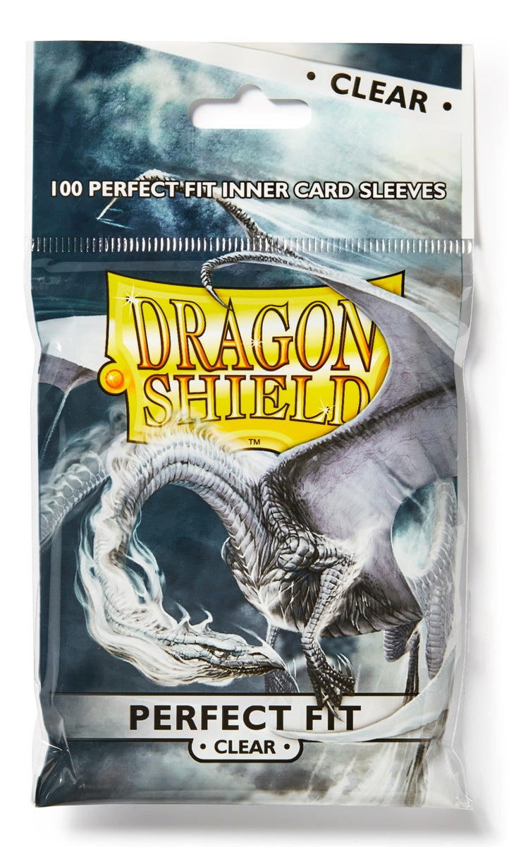 Dragon Shield: Perfect Fit Standard Size Sleeves - Clear