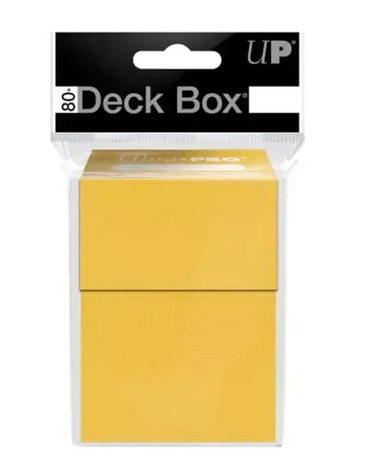 Ultra Pro: Deck Box 80+ - Yellow